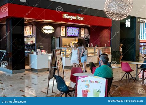 Murcia Spain July 31 2021 Exterior Of A Haagen Dazs Ice Cream