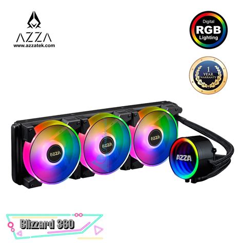 Azza Blizzard Argb Cpu Liquid Cooler Lcaz R Shopee Thailand