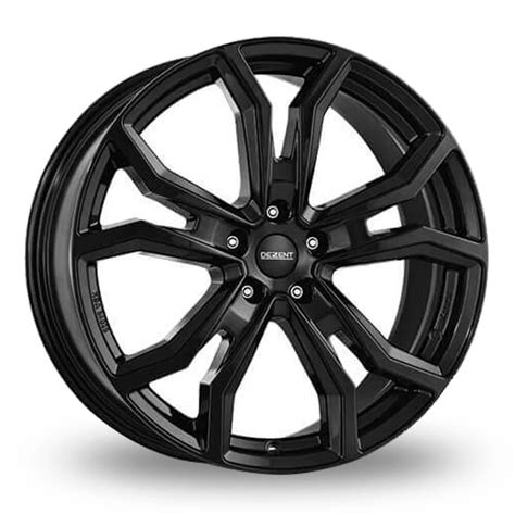 Dezent Tv Black Alloy Wheel 19 X 9 Et50 Gloss Black 4x4 Tyres