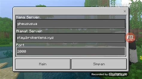 Cara Buat Brokenlens Secara Gratis Di Minecraft YouTube