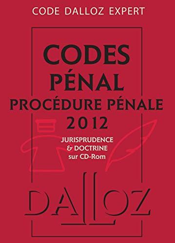 Amazon in Buy Code Dalloz Expert Codes pénal et procédure pénale 2012