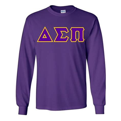 Delta Sigma Pi Custom Twill Long Sleeve T Shirt Sale 2999 Greek Gear®