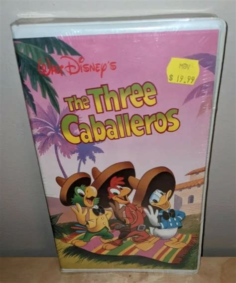 Walt Disney S The Three Caballeros Clamshell Vhs First Release