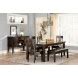 Haddigan Dark Brown Rectangular Extendable Dining Room Set From Ashley