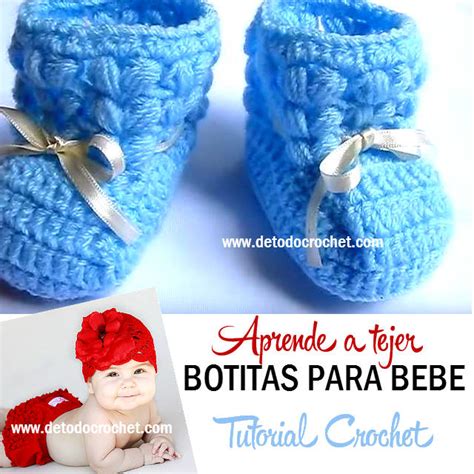 Cómo tejer Botitas Crochet para Bebé Tutorial en Español Todo crochet