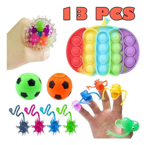 13 15 22 42pcs Kit De Juguetes Sensoriales Fidget Pop It Bob Cuotas