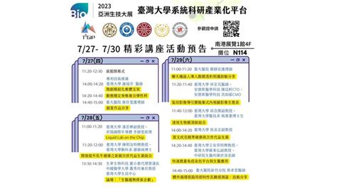 【2023亞洲生技大展】臺大醫院及臺灣大學館參與「台灣大學系統科研產業化平台」五校聯展 健康醫療網 健康養生新聞資訊網路媒體