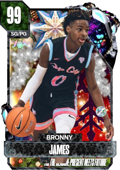 NBA 2K24 2KDB Custom Card Bronny James