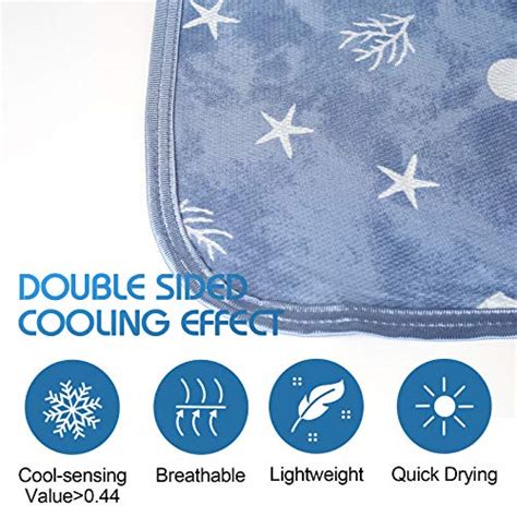 Ailemei Cooling Blanket For Hot Sleepers Double Sided Cold Effect Queen Size Lightweight