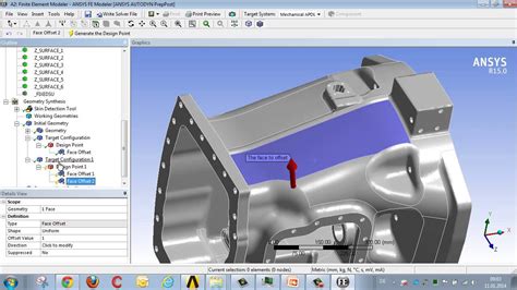 Cadfem Tutorial No Parametric Meshes With Ansys Workbench Youtube