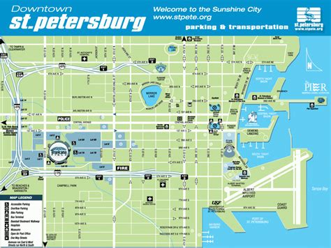 St. Pete Map & Things To Do - St Pete Florida Map | Printable Maps