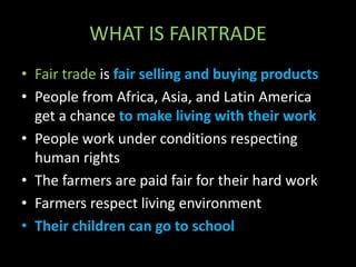 Presentation fairtrade tea | PPT