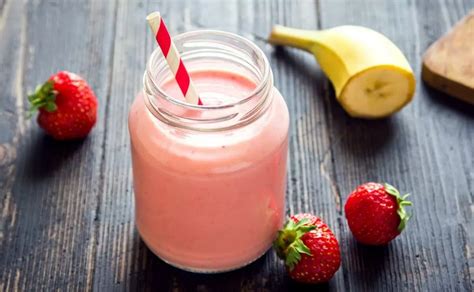 Receta De Batido De Fresa Banana Y Yogur Smoothie F Cil