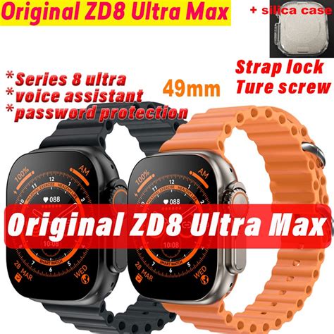 Smartwatch Relógio Inteligente Original ZD8 Ultra Max Série 8 Smart