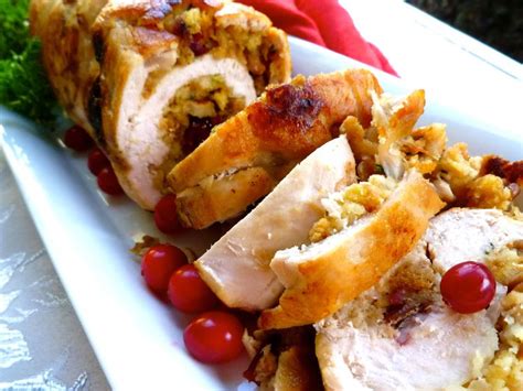 Cranberry Stuffed Turkey Breasts Recipe