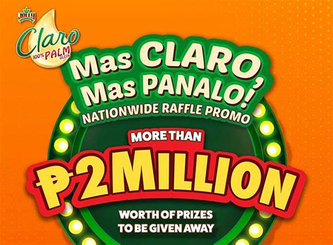 Win Over P Million Worth Of Prizes From Jolly Claro S Mas Claro Mas