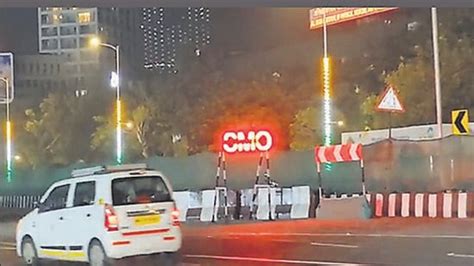 Prankster Hacks LED Scroll Near Oberoi Mall Posts Lewd Message