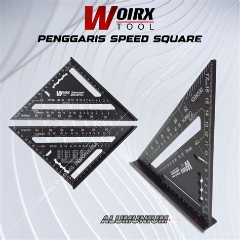 Jual Speed Square 7 Inch Black Penggaris Siku Segitiga Shopee Indonesia