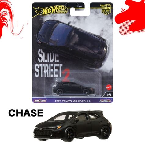 Jual Hot Wheels Premium Chase TH Slide Street 2 2023 Toyota GR Corolla Kota Surabaya Timothy