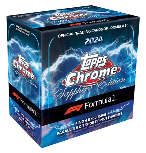 Topps Chrome Formula Racing Sapphire Edition Box