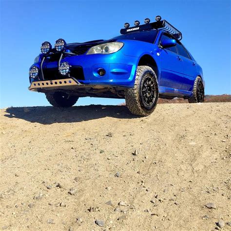 2007 Lifted Off Road Blue Subaru Impreza Wrx Wagon Ig Steerawker Wrx Wrx Wagon Lifted Subaru