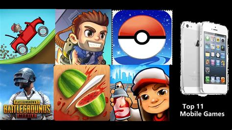 The Top 11 Most Downloaded Mobile Games of All Time - YouTube