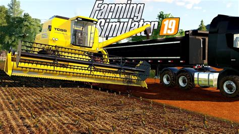 A PRIMEIRA SAFRA DE GRAOS Farming Simulator 2019 COLONOS T6 YouTube