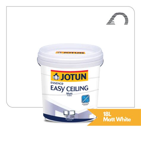 JOTUN 18L Essence Easy Ceiling Matt White Shopee Malaysia