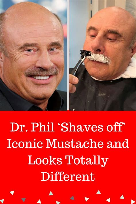 Dr Phil Shaves Off Iconic Mustache And Looks Totally Different