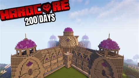 200 Days In HARDCORE Minecraft Insane Villager Trading Hall YouTube