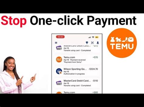 How To Cancel One Click Payment Feature On Temu App Youtube