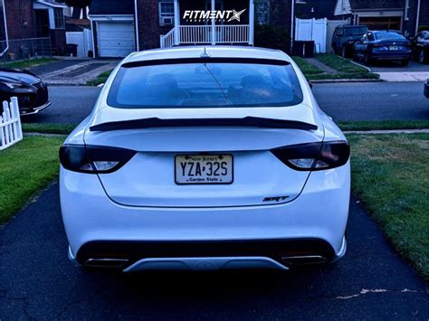 2015 Chrysler 200 S With 18x8 Platinum Revelation And Vercelli 245x45 On Stock Suspension