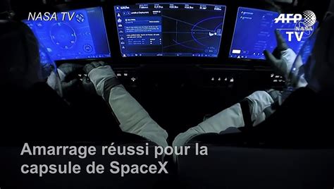 Amarrage Réussi à Liss Pour La Capsule De Spacex Avec Deux Astronautes