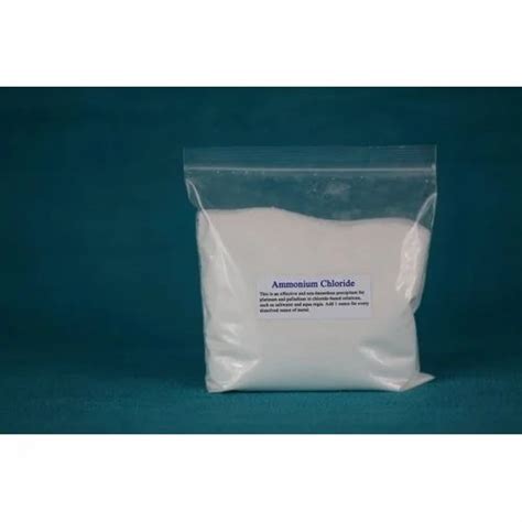 White Powder Ammonium Chloride Lab Grade Packaging Type Packet 50 Kg