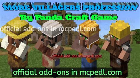 More Villagers Profeesion Add Ons Update Data Pack For Minecraft