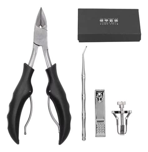 Nail Nippers Clippers Picker Unha Encravada De Aço Inoxidáve