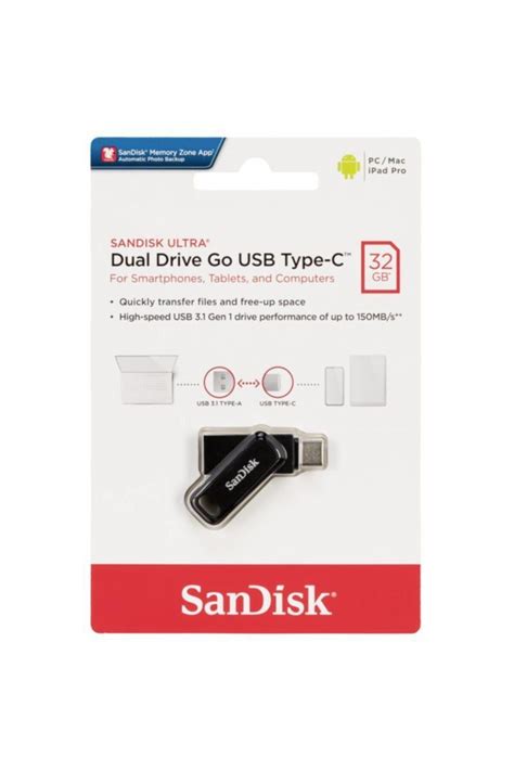 Sandisk Gb Ultra Dual Drive Go Usb Type C Flash Drive Sdddc G