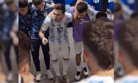 La emotiva arenga de Lionel Messi antes de la final de la Copa América