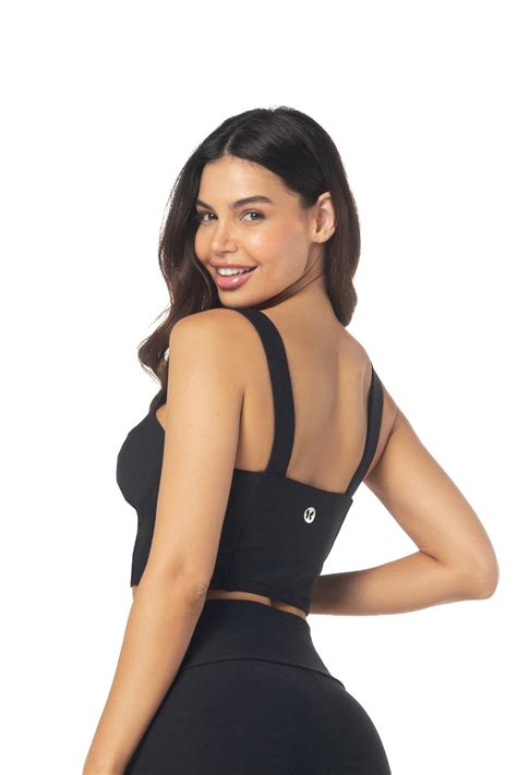 Top Corset Greta Preto Vestem