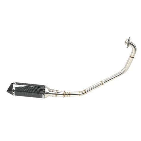 Qiilu Tuyau D Chappement De Moto Akozon Complete Motorcycle Exhaust