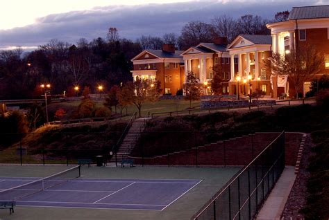 Tennis Court And Sorority Row Washington And Lee University Flickr