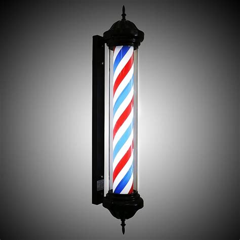 Zimtown 41 Barber Pole Led Lighthair Salon Barber Shopclassic Style Barber Polespinning