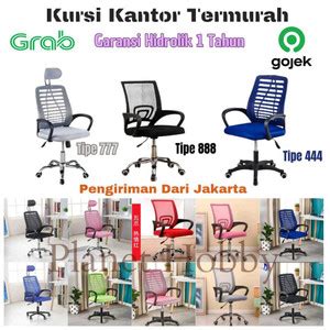 Jual Kursi Kerja Luxes Kursi Jaring Hidrolik Kursi Kantor Staff