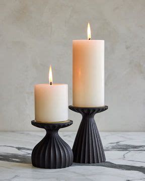 Lostine Home Goods Ceramic Candle Holders Modern Candles Pillar