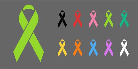 Suicide Awareness Ribbon Vector Images (over 630)