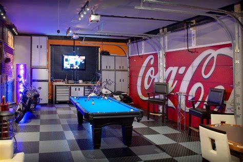 Of The Most Fun Garage Game Room Ideas Garage Game Rooms Garage