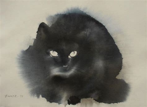 De Nouvelles Aquarelles De Chats Par Endre Penovac Dessein De Dessin