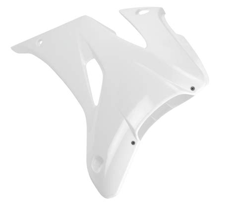 AOMC Mx Cycra Powerflow Radiator Shrouds White YZ125 250 15 21