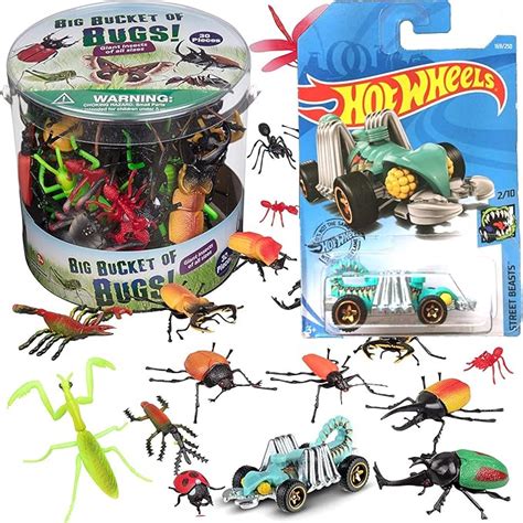 Hot Wheels Evil Creature Scorpion Weevil Car Street Beasts Creature Bundled With Army Of Big