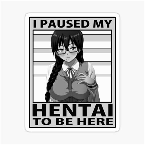 Kyouka Shiraishi Energy Kyouka Paused My Hentai Anime Art Gift For Fans Classic Sticker For